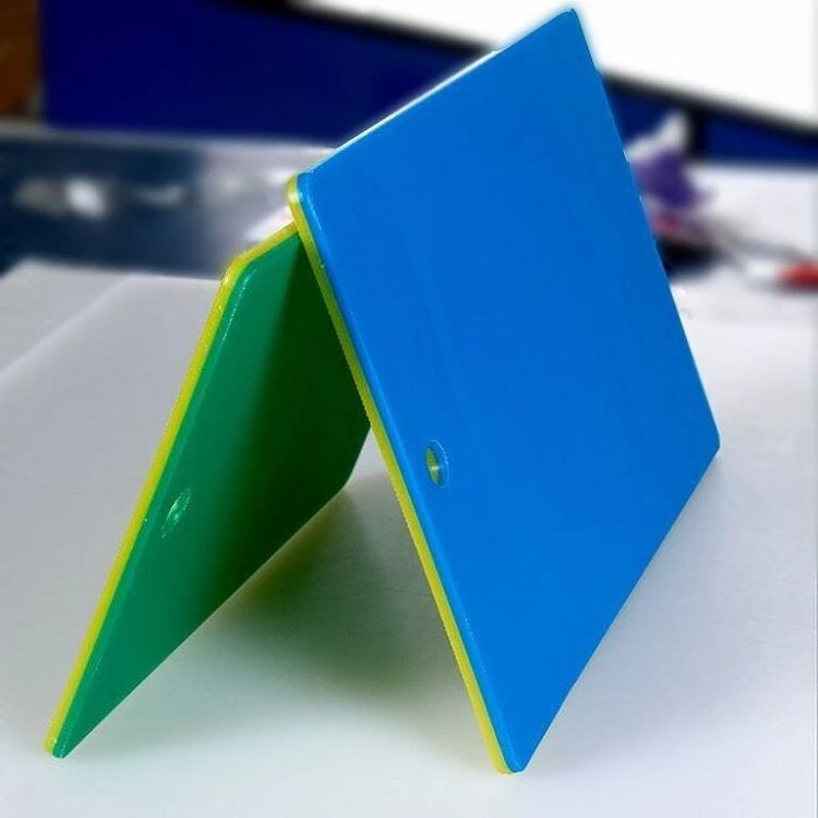Tricolor Sheet Sandwich 3 Layer HDPE Double Color Plastic Sheet best