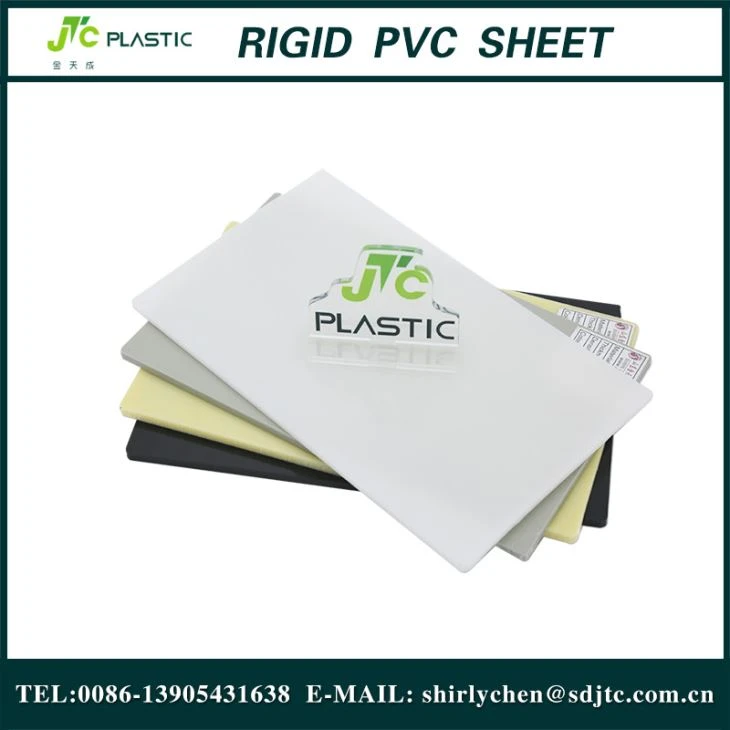 Lembar plastik PVC keras kaku untuk industri kimia